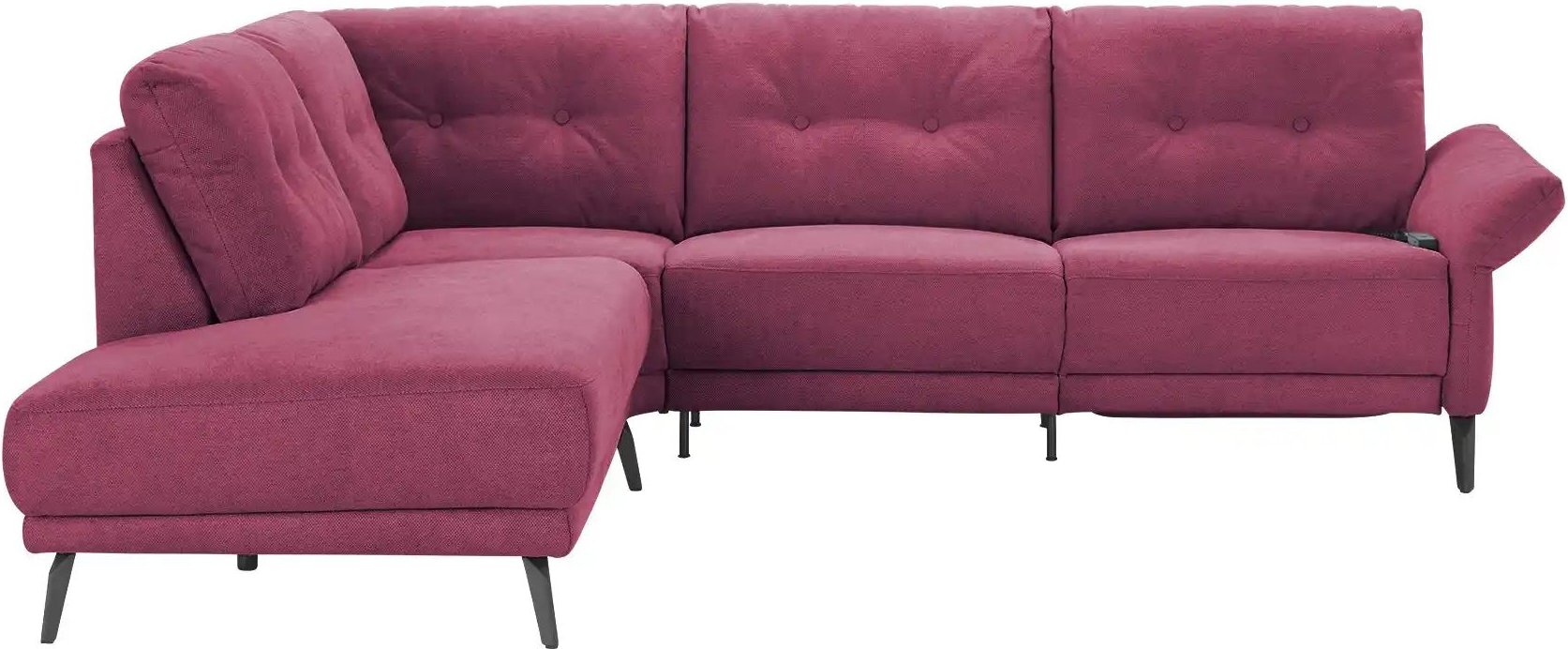 Jette Home Ecksofa Scope ¦ rot ¦ Maße (cm): B: 258 H: 88 T: 221.0 Polstermöbel > Sofas > Ecksofas - Höffner