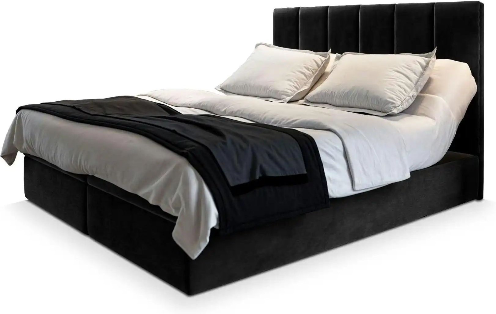 MASSENO Boxbett mit Bettkasten Barino ¦ schwarz ¦ Maße (cm): B: 180 H: 98 Betten > Polsterbetten - Höffner