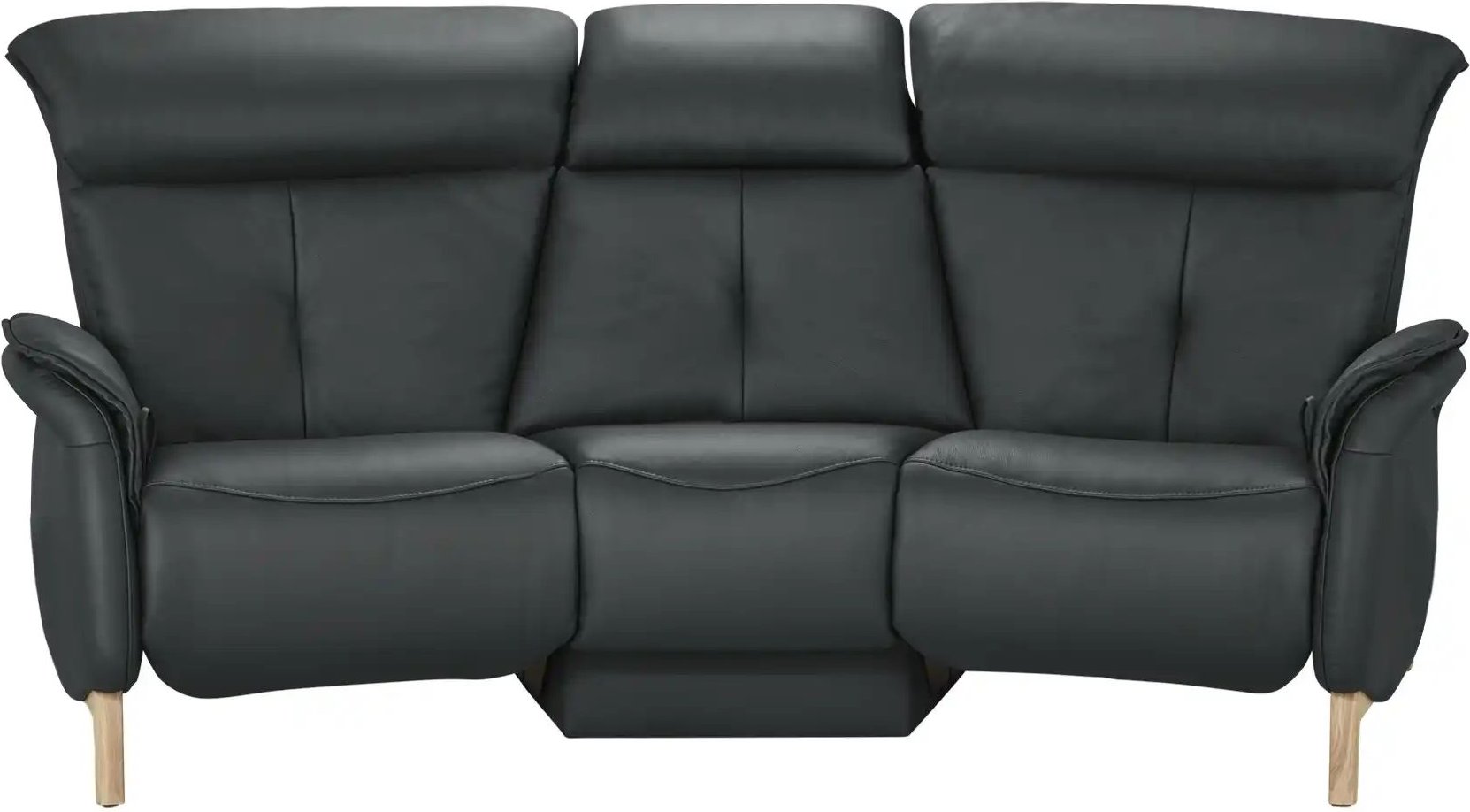 himolla Einzelsofa Leder 4708 ¦ schwarz ¦ Maße (cm): B: 216 H: 97 T: 119.0 Polstermöbel > Sofas > 2-Sitzer - Höffner