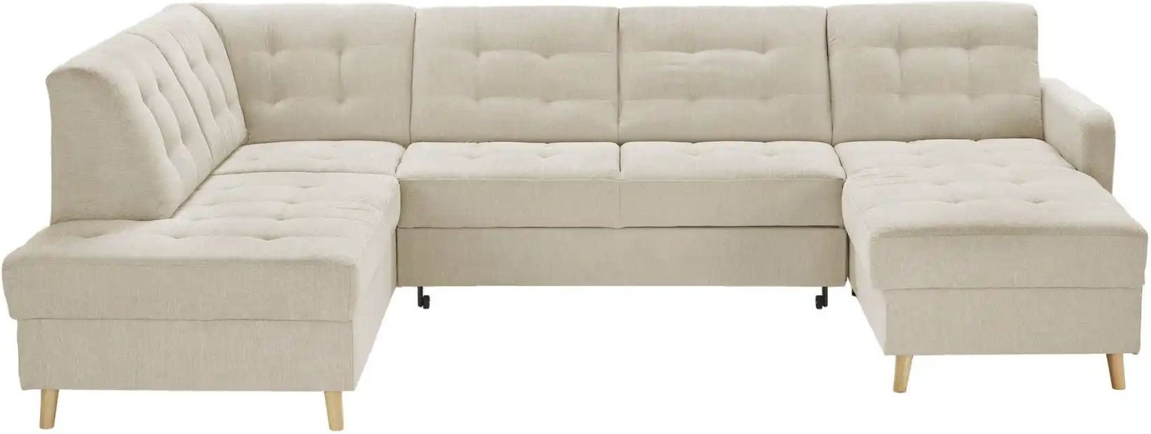 Wohnlandschaft Venus ¦ beige ¦ Maße (cm): B: 299 H: 88 T: 195.0 Polstermöbel > Sofas > Wohnlandschaften - Höffner