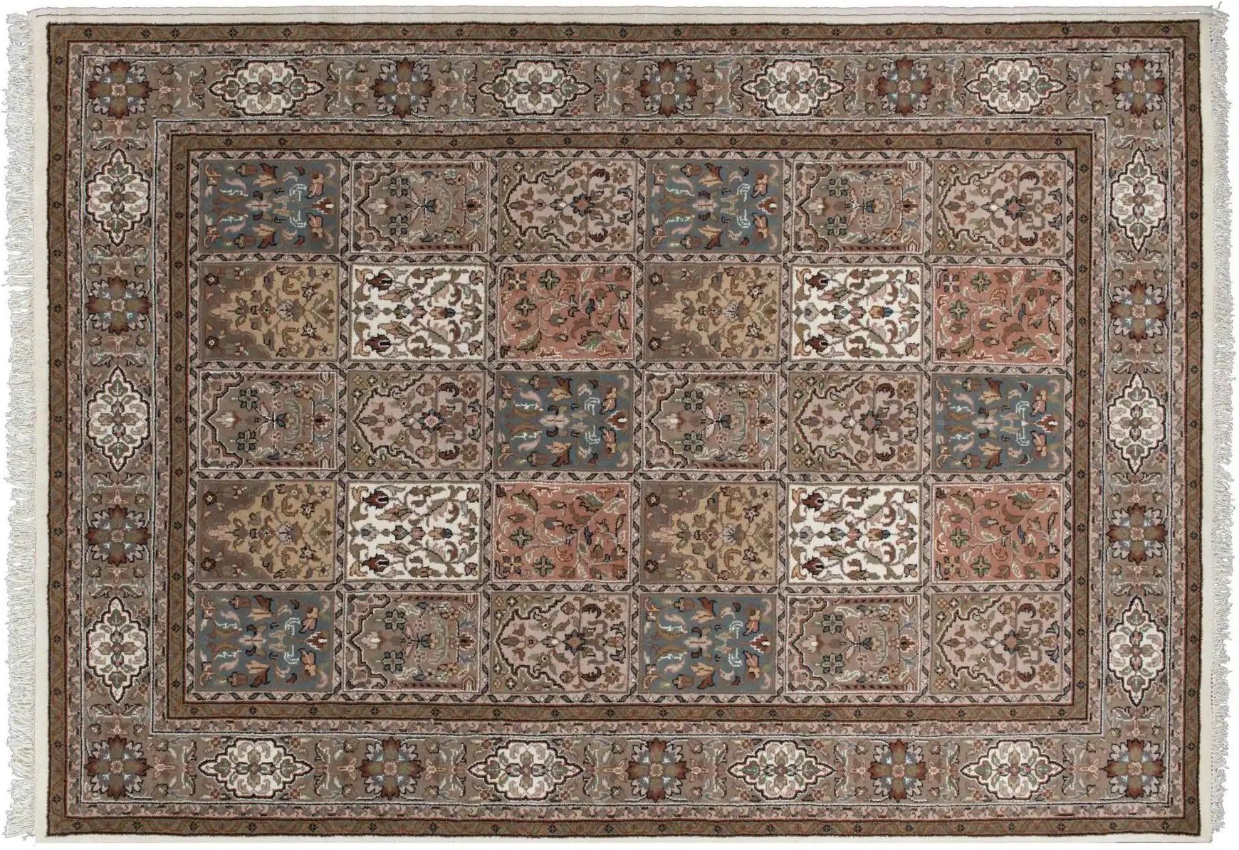 THEKO Orientteppich Benares Bachtiari ¦ creme ¦ Wolle ¦ Maße (cm): B: 70 H: 1 Teppiche > Wohnteppiche - Höffner