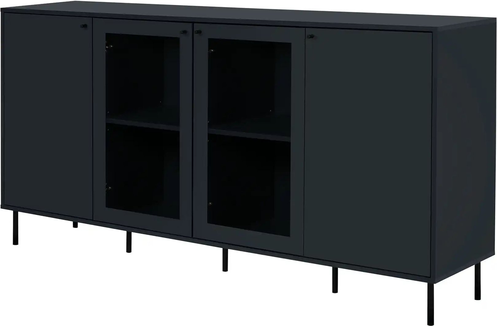 Sideboard Caravino ¦ blau ¦ Maße (cm): B: 180 H: 90 T: 40.0 Kommoden & Sideboards > Sideboards - Höffner