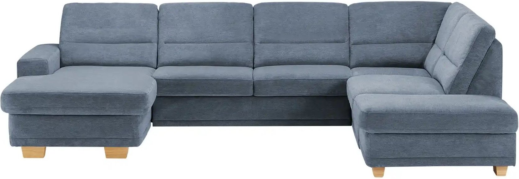 meinSofa Wohnlandschaft aus Mikrofaser Marc ¦ blau ¦ Maße (cm): B: 311 H: 85 T: 234.0 Polstermöbel > Sofas > Wohnlandsch...