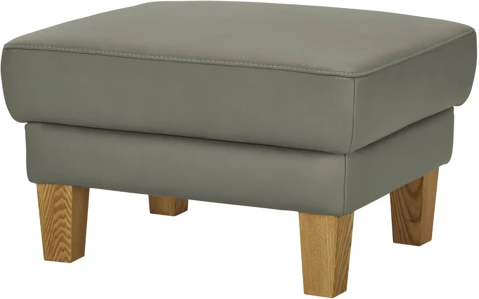 Thumbnail - Ravensberger Werkstätten Hocker Leder RW-Select ¦ grau ¦ Maße (cm): B: 59 H: 44 T: 69.0 Polstermöbel > Hocker - Höffner