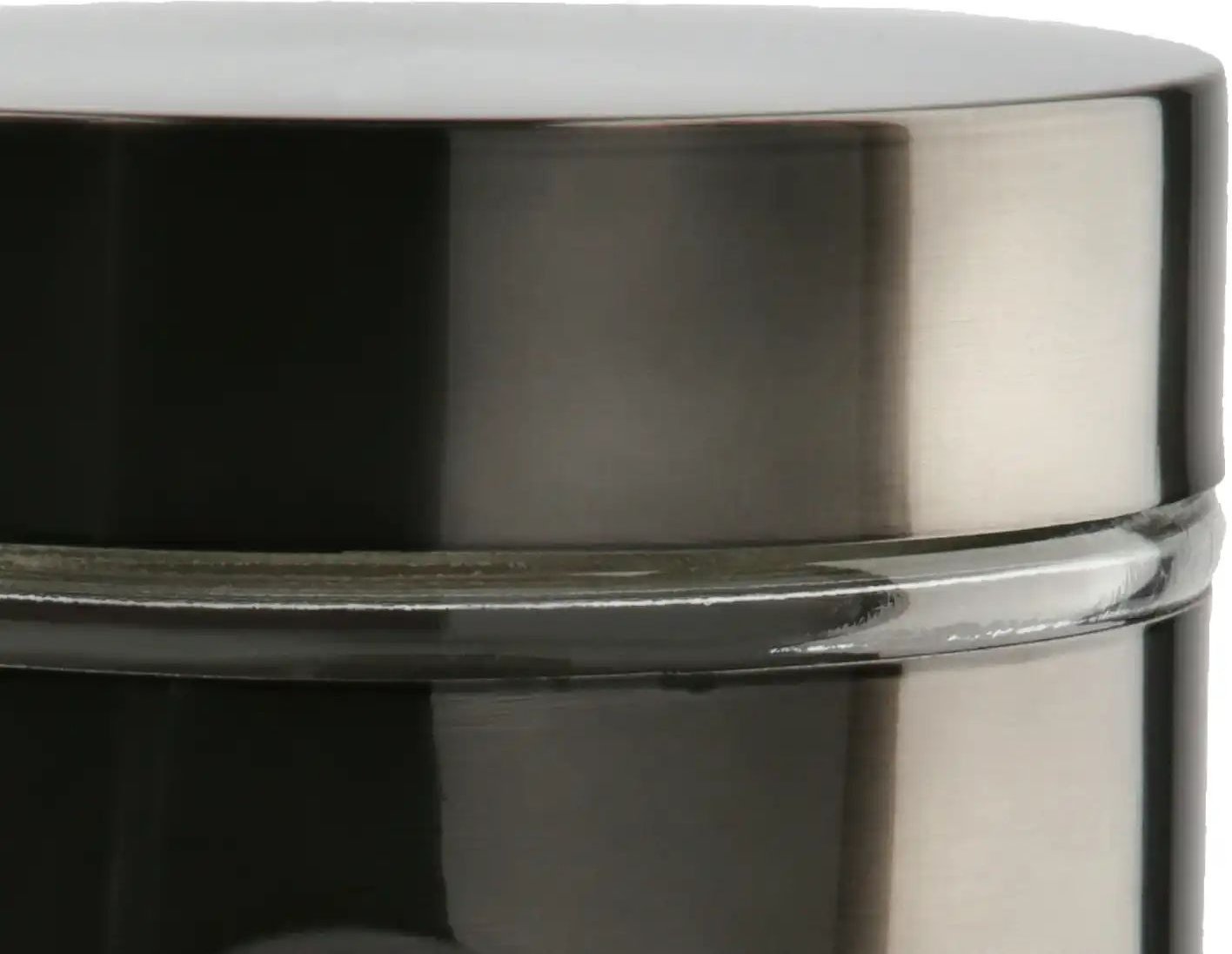 Thumbnail - for friends Aufbewahrungsdose ¦ grau ¦ Glas,Edelstahl ¦ Maße (cm): H: 22,5 Ø: 10 Küchenzubehör & Helfer > Küchenhelfe...