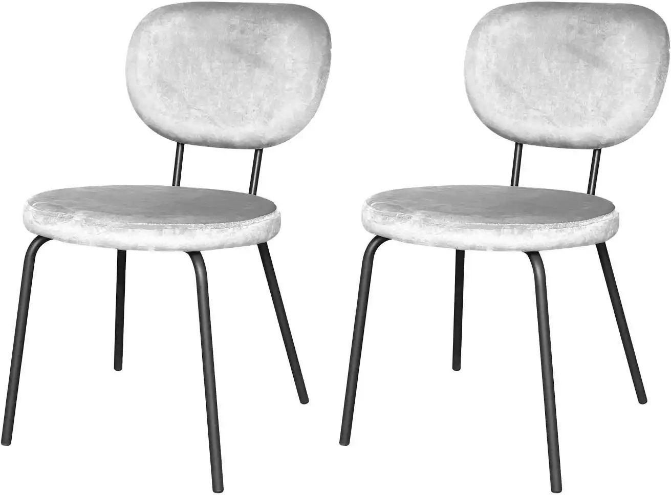 by Living Esszimmerstuhl 2er-Set Stack ¦ grau ¦ Maße (cm): B: 45 H: 80 Stühle > Esszimmerstühle > Esszimmerstühle ohne ...