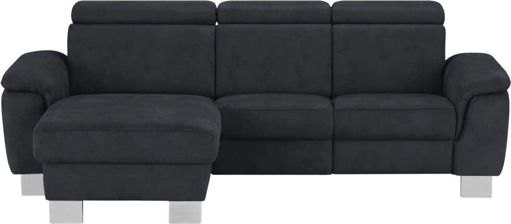 Mein Sofa bold Ecksofa Beata ¦ schwarz ¦ Maße (cm): B: 234 H: 80 T: 163.0 Polstermöbel > Sofas > 3-Sitzer - Höffner