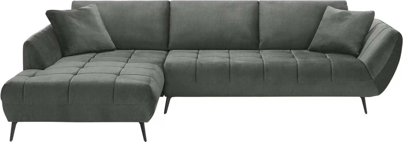 bobb Ecksofa mit Sitztiefenverstellung Carly ¦ grau ¦ Maße (cm): B: 313 H: 90 T: 215.0 Polstermöbel > Sofas > Ecksofas -...