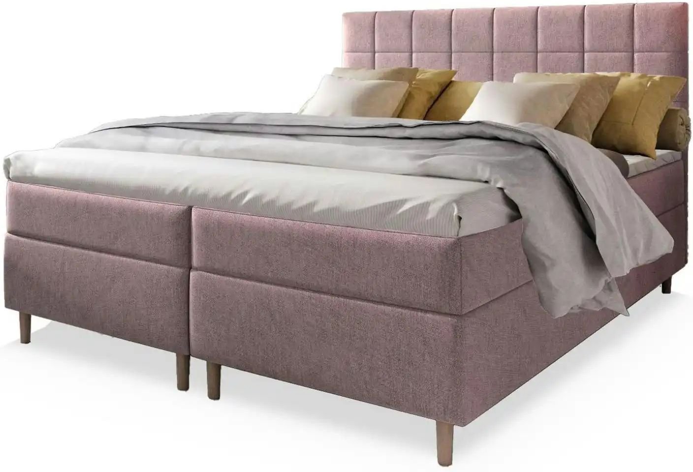 MASSENO Boxbett mit Bettkasten Ibiza ¦ rosa/pink ¦ Maße (cm): B: 160 H: 110 Betten > Polsterbetten - Höffner