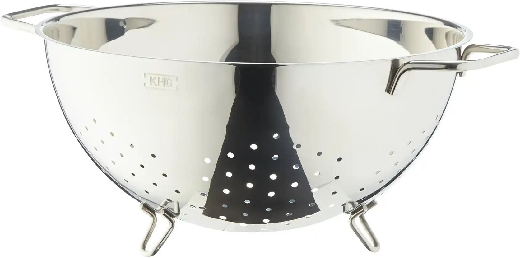 KHG Seiher ¦ silber ¦ Edelstahl ¦ Maße (cm): H: 12,5 Ø: 25.5 Küchenzubehör & Helfer > Siebe & Seiher - Höffner