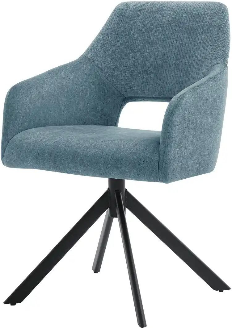 Woodford Armlehnstuhl Moderna ¦ türkis/petrol ¦ Maße (cm): B: 57 H: 84 T: 59.0 Stühle > Esszimmerstühle > Esszimmerstüh...