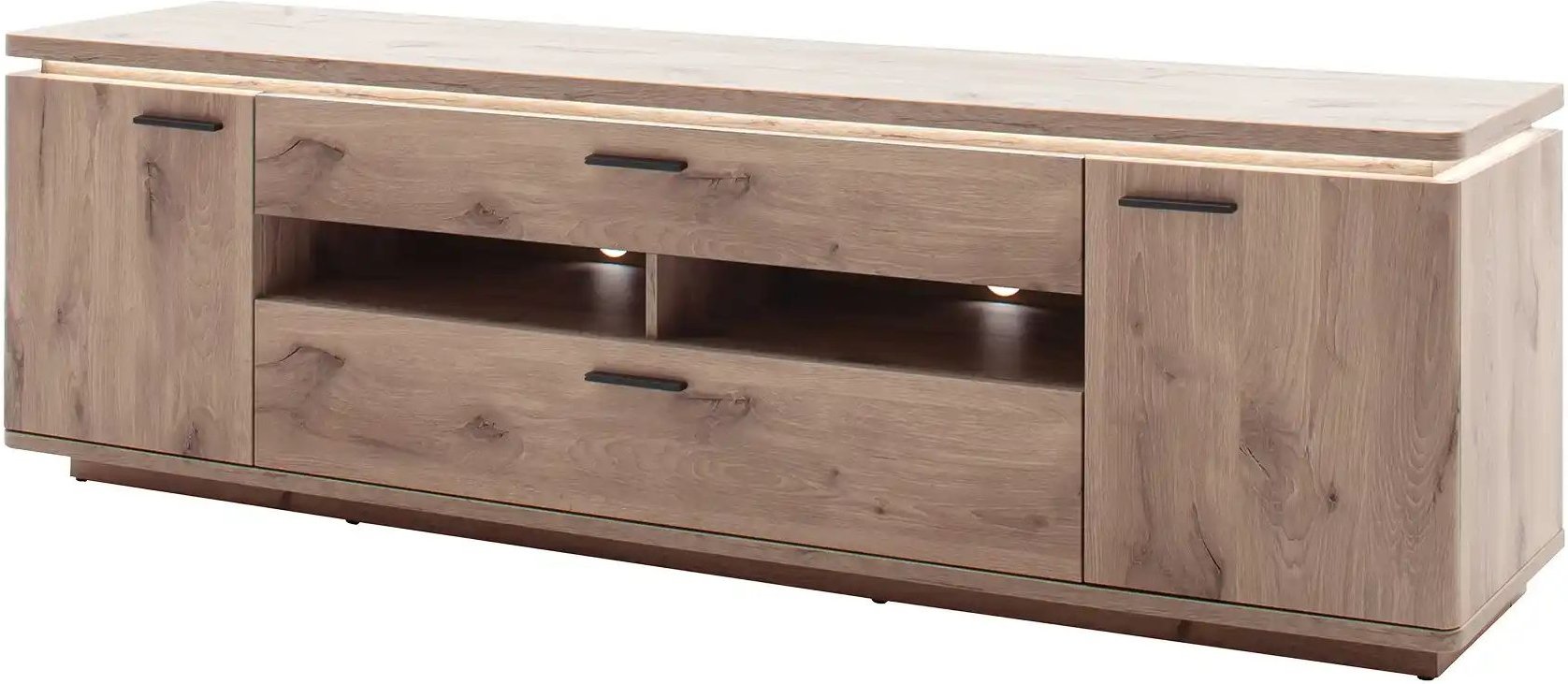 uno TV-Element Kataros ¦ holzfarben ¦ Maße (cm): B: 210 H: 65 T: 50.0 Kommoden & Sideboards > Lowboards - Höffner