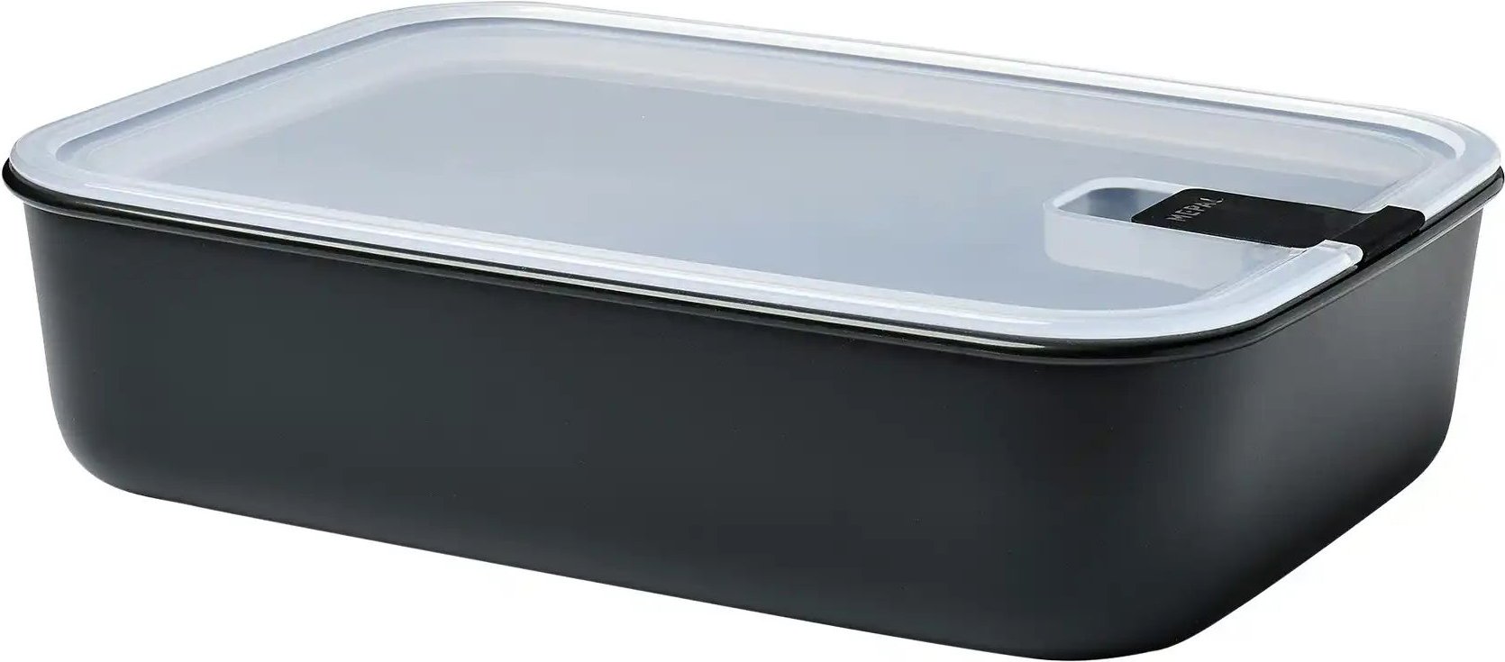 Mepal Frischhaltedose Easyclip ¦ schwarz ¦ Glas,Kunststoff ¦ Maße (cm): B: 27,8 H: 7 T: 19.8 Küchenzubehör & Helfer > K...