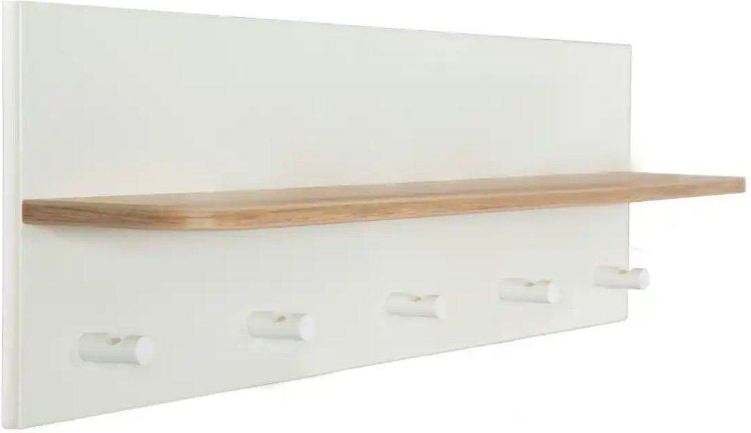 Roba Wandgarderobe Ava ¦ weiß ¦ Maße (cm): B: 90 H: 29 Garderoben & Kleiderstangen > Hakenleisten - Höffner