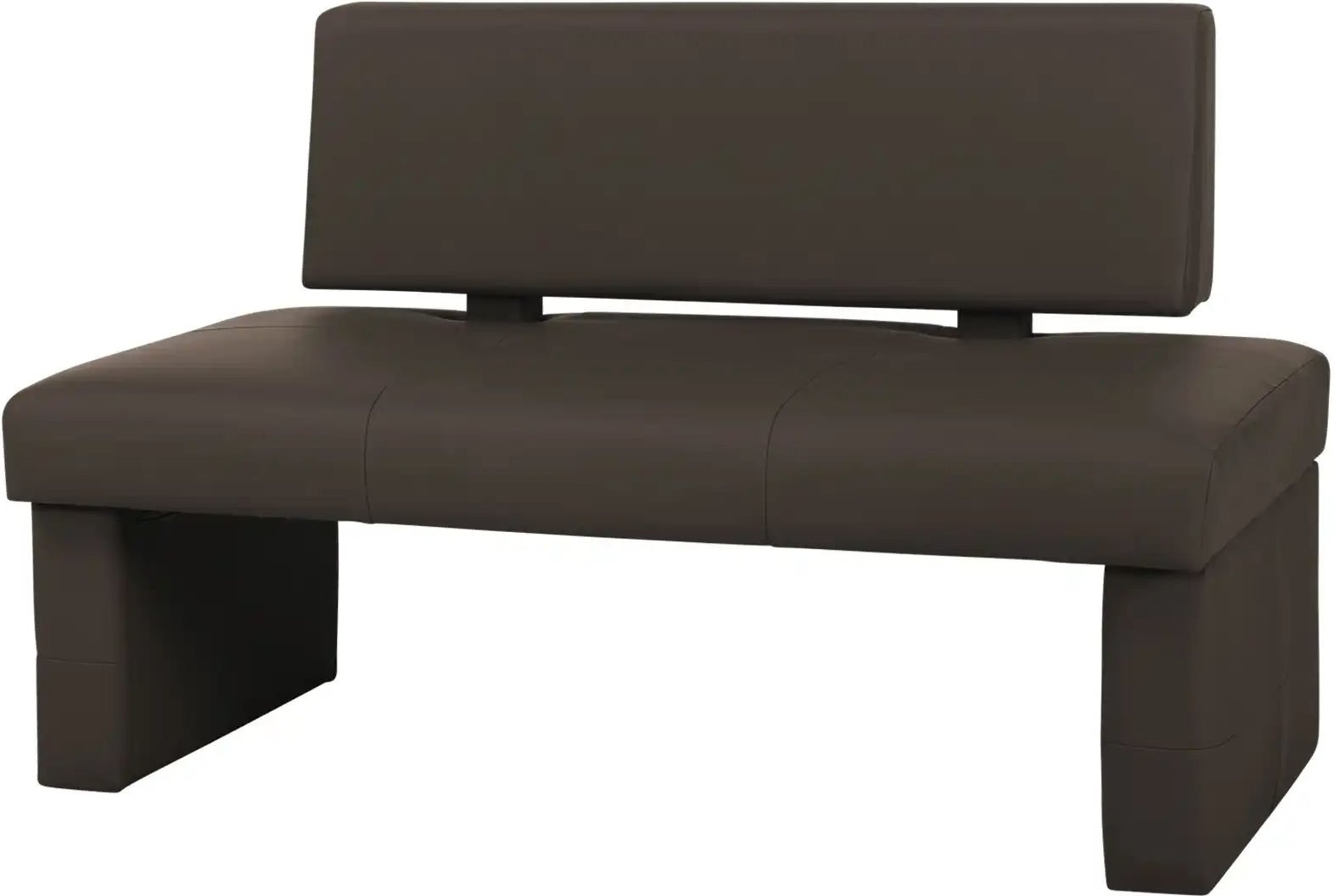 Woodford Kunstleder-Bank Seta ¦ braun ¦ Maße (cm): B: 130 H: 88 T: 64.0 Bänke > Einzelbänke - Höffner