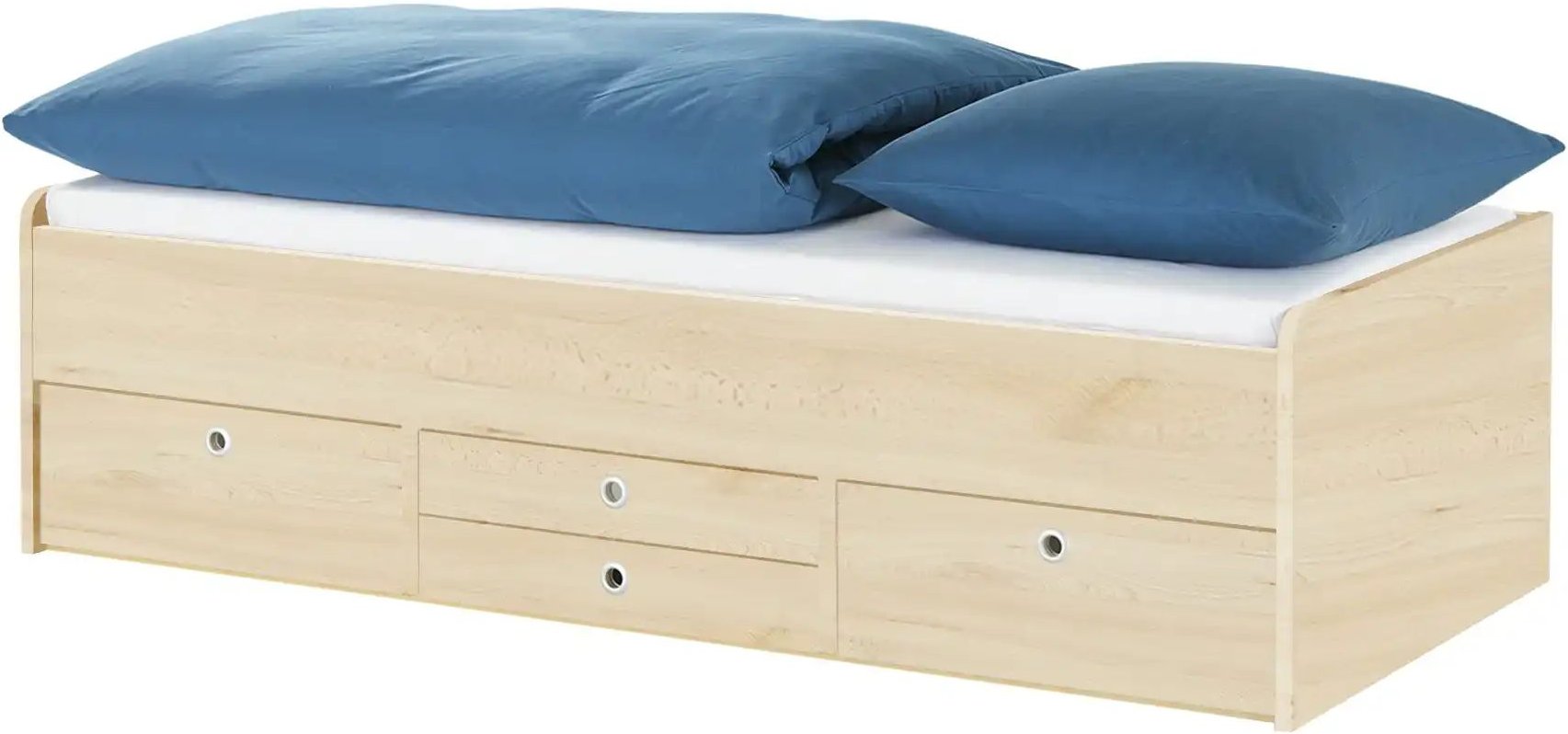 Schubkastenbett Grow Up ¦ holzfarben ¦ Maße (cm): B: 127 H: 54,5 Betten > Bettgestelle - Höffner