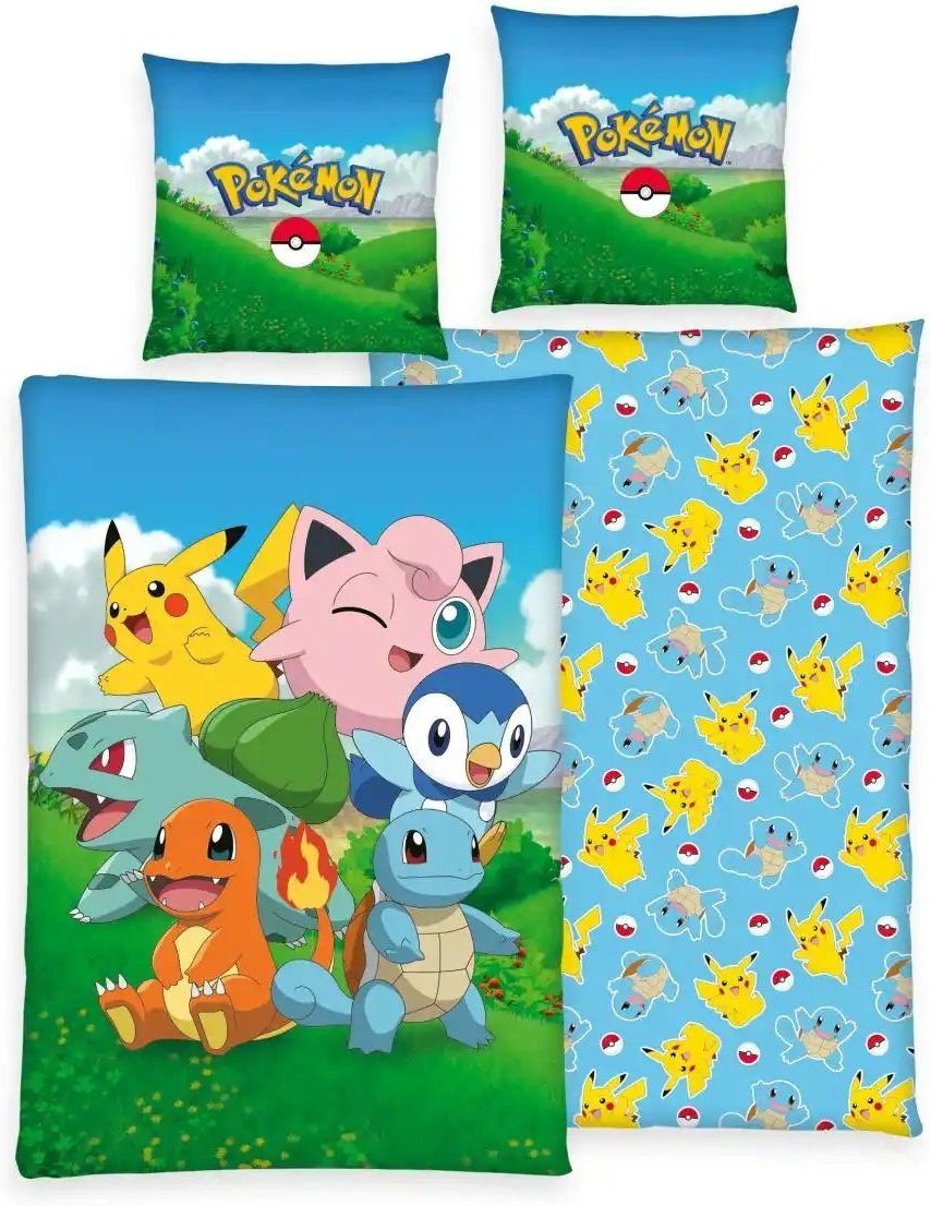 Bettwäsche-Set Pokémon ¦ mehrfarbig ¦ Maße (cm): B: 135 H: 1 Bettwaren > Bettwäsche > Bettwäsche ganzjährig - Höffner