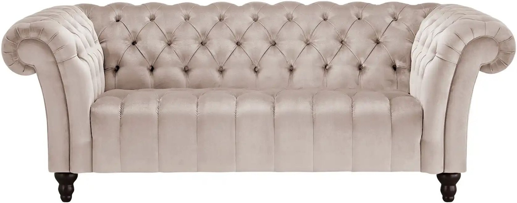 Sofa  2-sitzig  Canyon ¦ rosa/pink ¦ Maße (cm): B: 205 H: 74 T: 101.0 Polstermöbel > Sofas > 2-Sitzer - Höffner