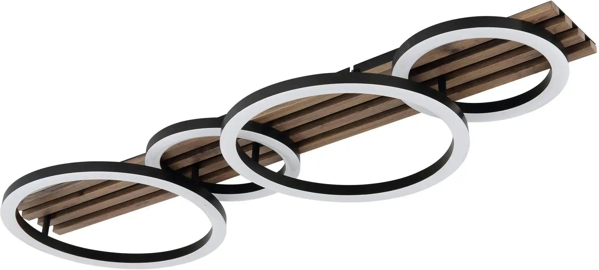 Globo Lighting Deckenleuchte ¦ schwarz ¦ Maße (cm): B: 86 H: 9,5 Lampen & Leuchten > Deckenleuchten - Höffner