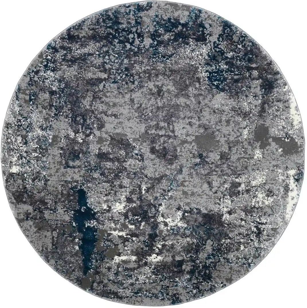 meinTeppich Webteppich Juwel Liray ¦ grau ¦ Synthetische Fasern Ø: 120 Teppiche > Wohnteppiche - Höffner