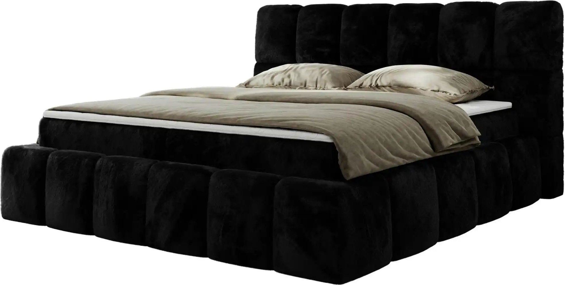 Thumbnail - Boxbett mit Bettkasten Nira ¦ schwarz ¦ Maße (cm): B: 234 H: 113 Betten > Komfortbetten - Höffner