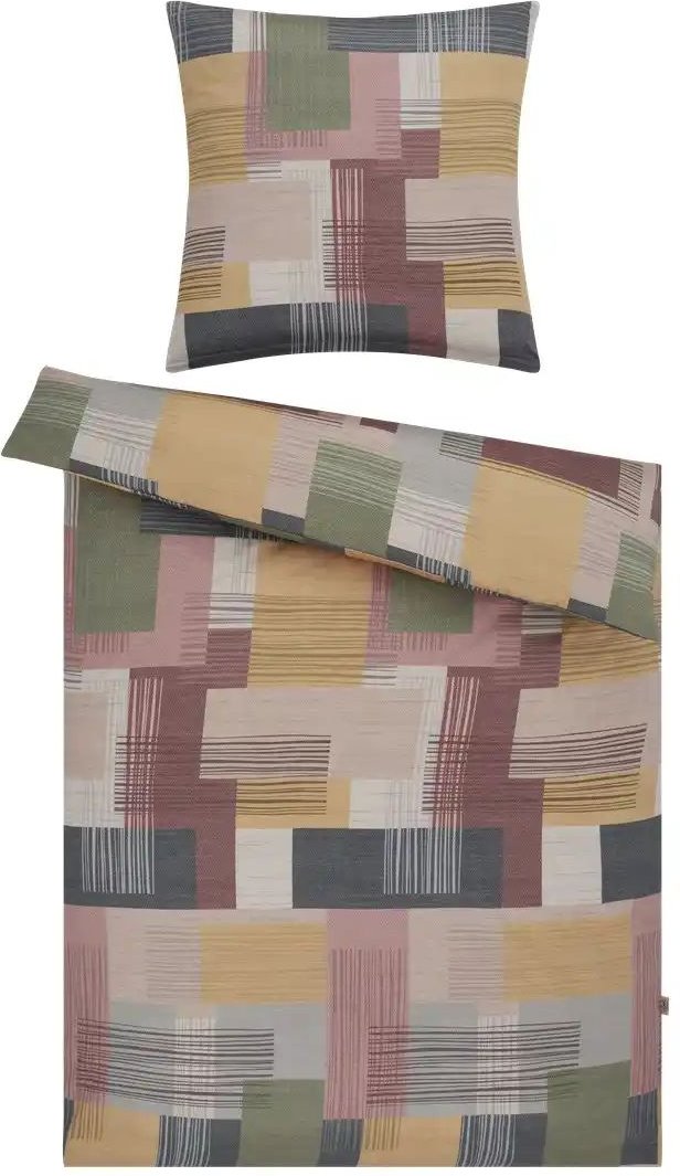 Como Green Satin Bettwäsche Lined ¦ mehrfarbig ¦ Maße (cm): B: 135 Bettwaren > Bettwäsche > Bettwäsche ganzjährig - Höf...