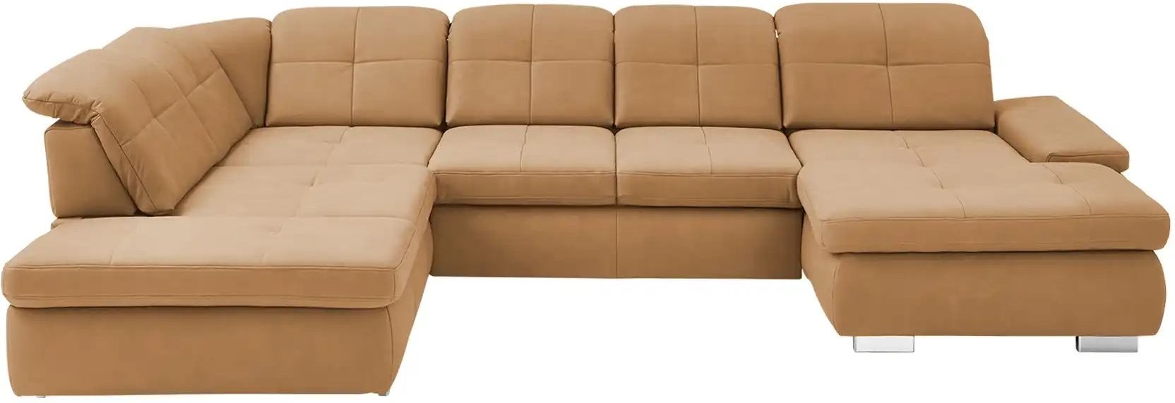 Lounge Collection Wohnlandschaft aus Mikrofaser Affair ¦ braun ¦ Maße (cm): B: 371 H: 100 T: 260.0 Polstermöbel > Sofas ...