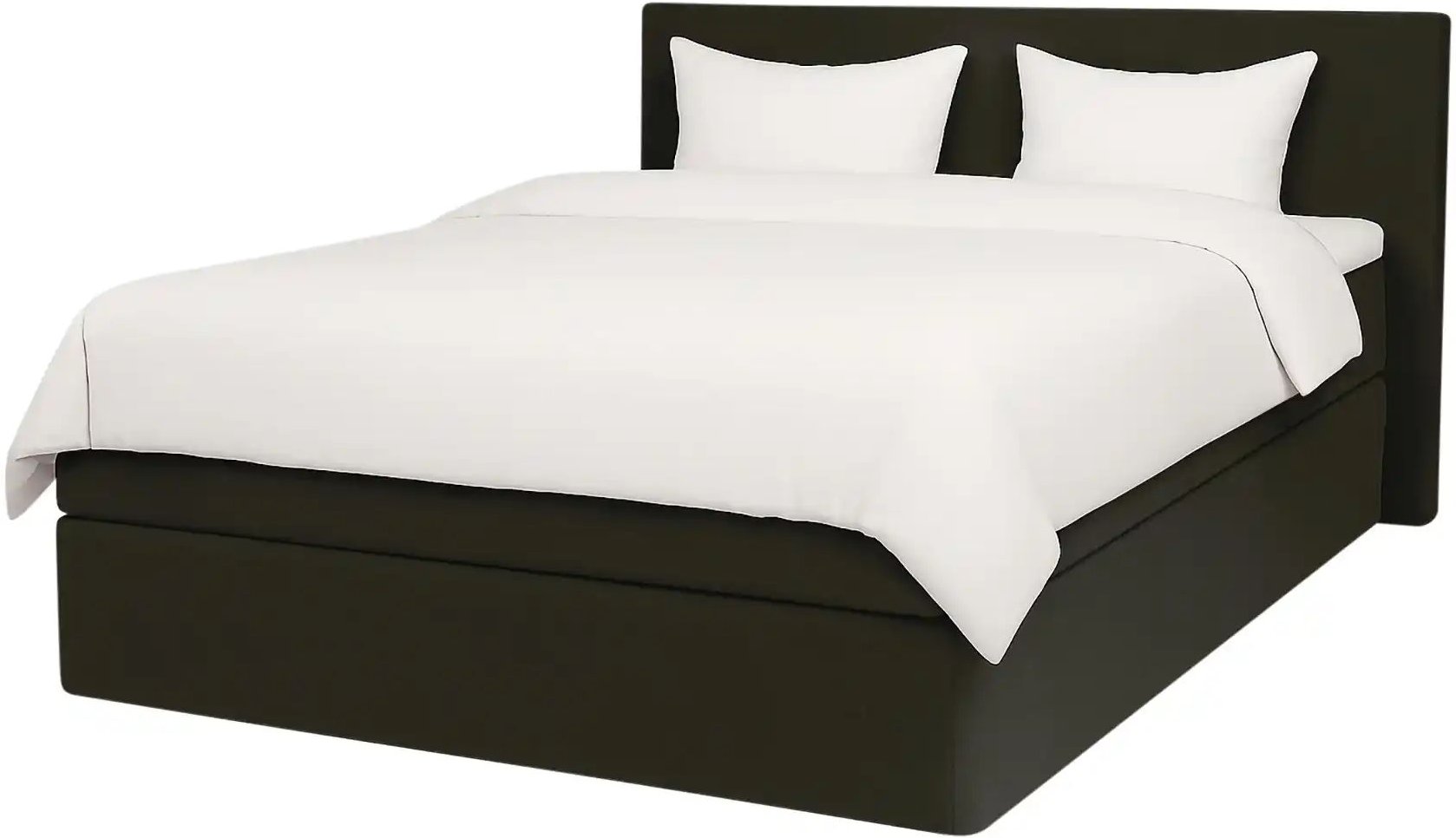 Boxspringbett 140x200 in anthrazit Elin ¦ schwarz ¦ Maße (cm): B: 140 H: 105 Betten > Boxspringbetten - Höffner