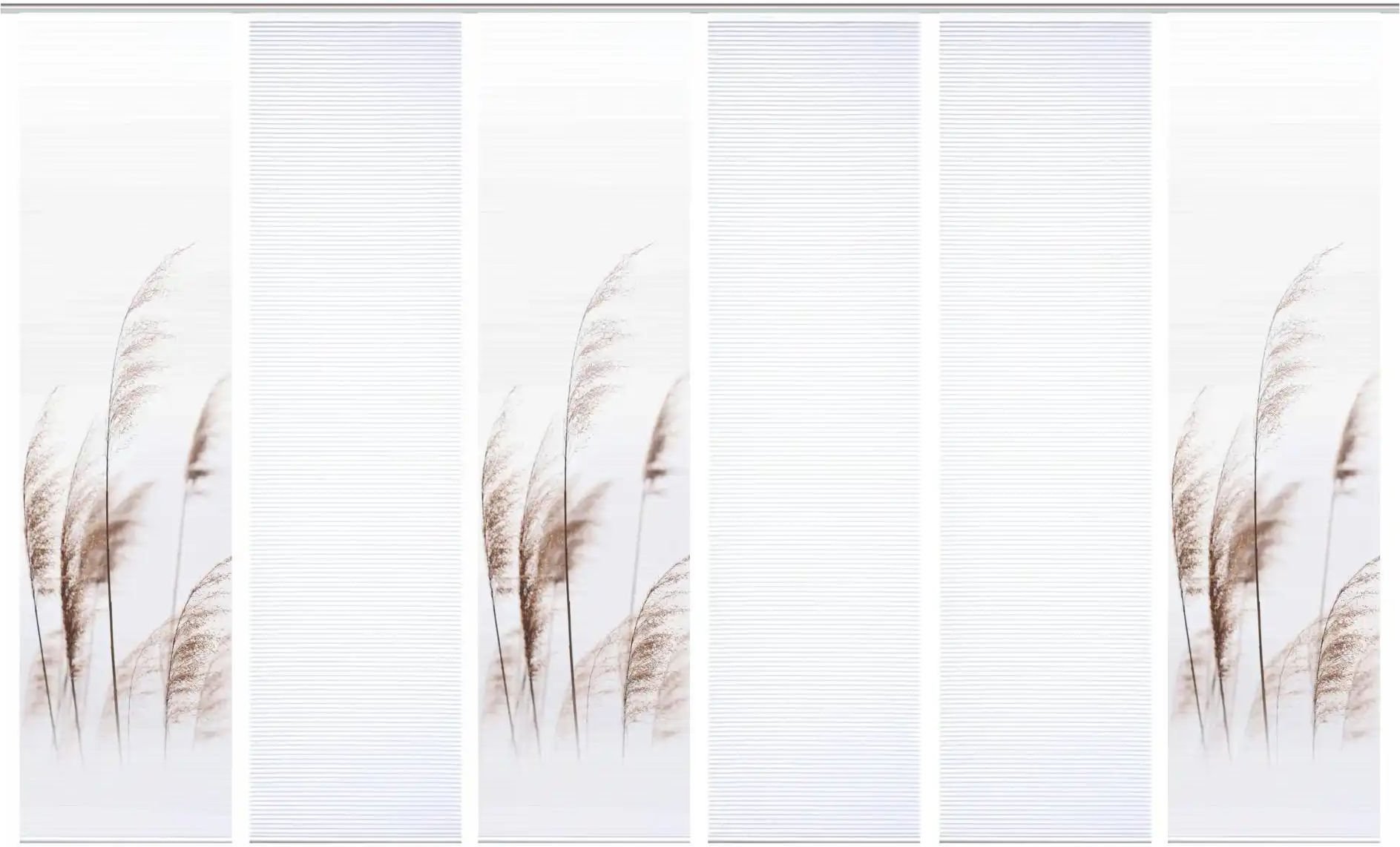 HOME in green Schiebevorhang ¦ creme ¦ Synthetik ¦ Maße (cm): B: 60 H: 245 Gardinen & Rollos > Gardinen & Vorhänge > S...