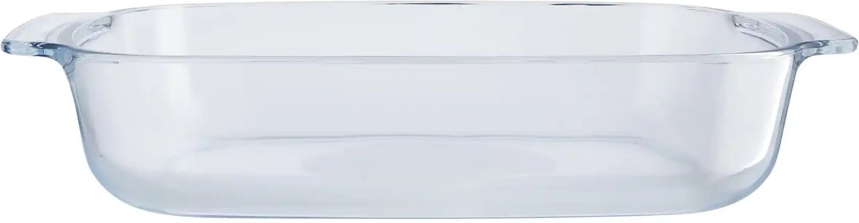 KHG Auflaufform mit Griffen 2 0 l ¦ transparent/klar ¦ Glas ¦ Maße (cm): B: 19,8 H: 6,2 Küchenzubehör & Helfer > Bratf...