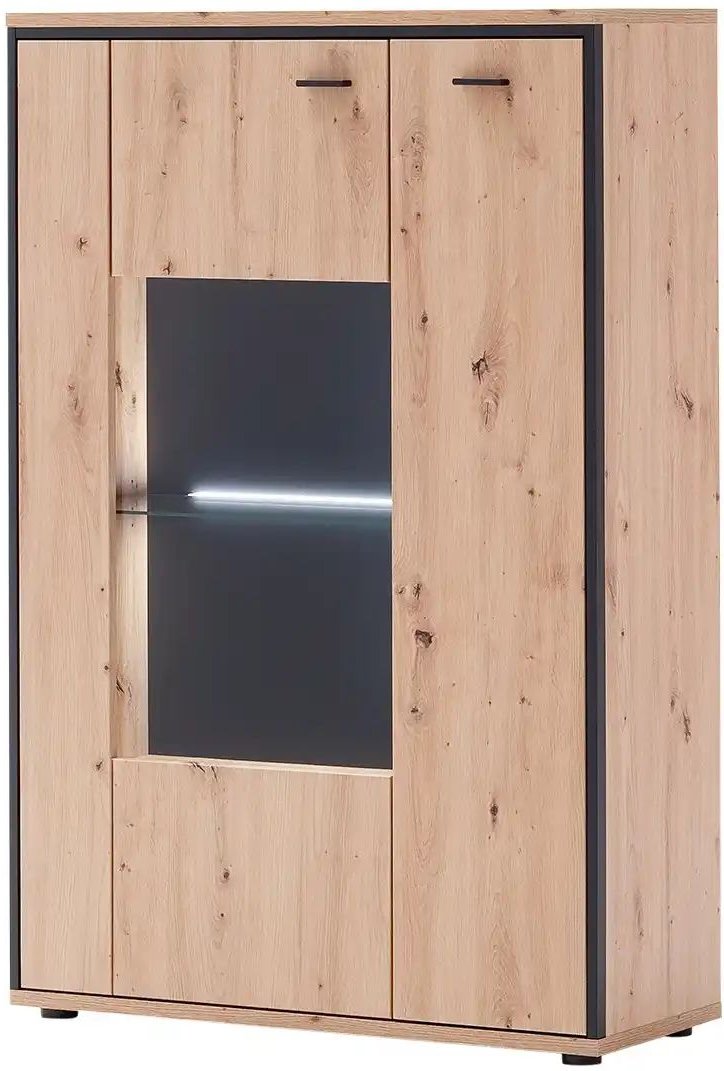 Thumbnail - uno Highboard Argon ¦ holzfarben ¦ Maße (cm): B: 93 H: 142 T: 38.0 Kommoden & Sideboards > Highboards - Höffner
