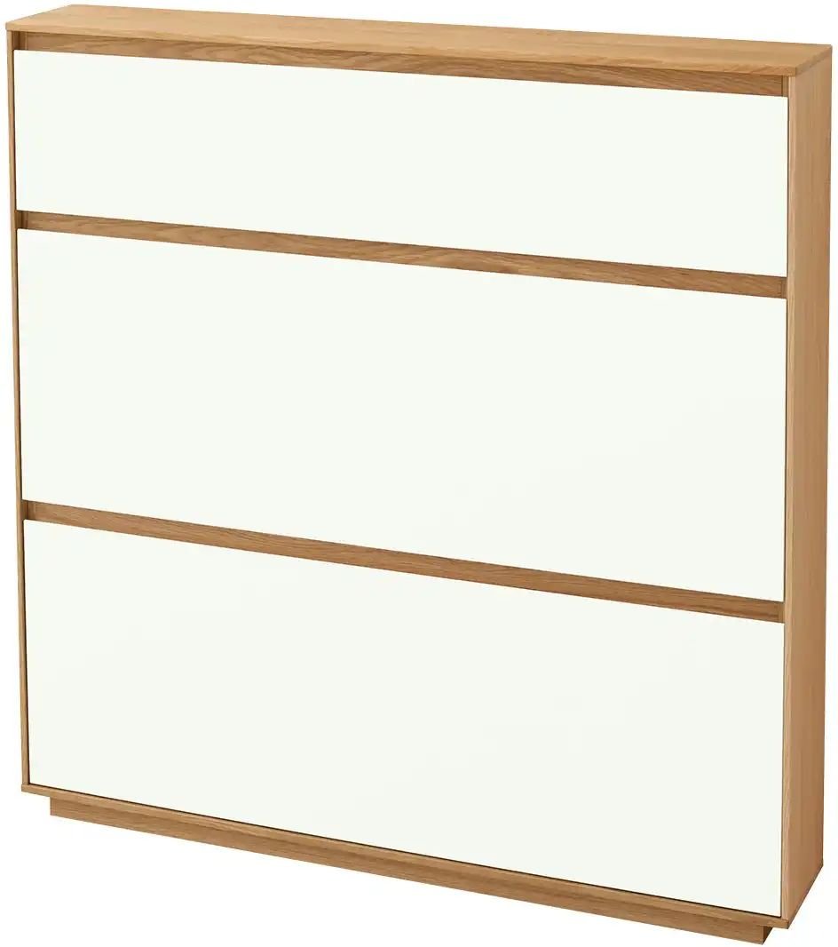 Schuhschrank Tiba ¦ weiß ¦ Maße (cm): B: 121 H: 124 T: 21.0 Garderoben & Kleiderstangen > Garderoben Schuhschränke - Hö...