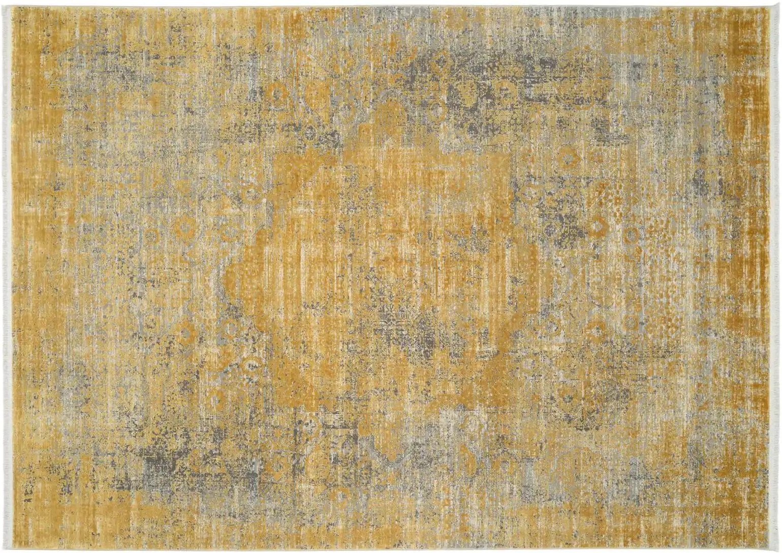 meinTeppich Webteppich Color Creek ¦ gold ¦ Viskose ¦ Maße (cm): B: 200 H: 0,8 Teppiche > Wohnteppiche - Höffner