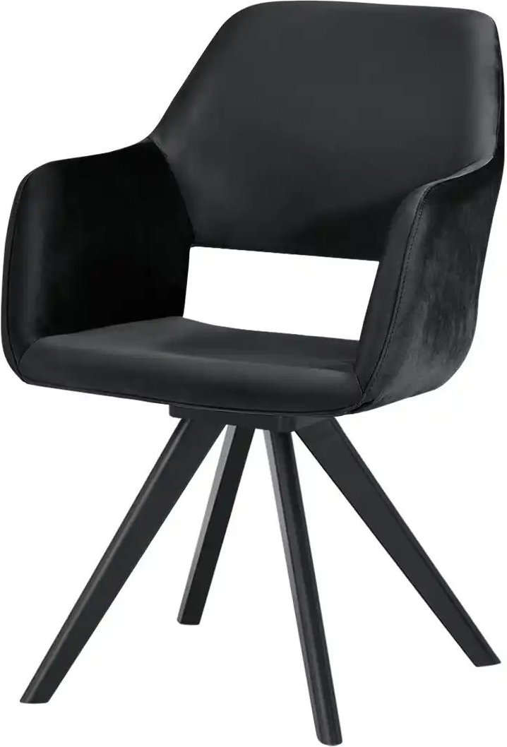 Woodford Armlehnstuhl  Berlin ¦ schwarz ¦ Maße (cm): B: 57 H: 85 T: 67.0 Stühle > Esszimmerstühle > Esszimmerstühle mit ...