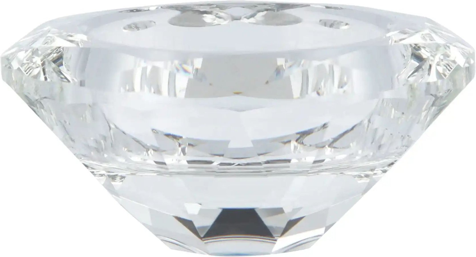 Teelichthalter ¦ transparent/klar ¦ Glas ¦ Maße (cm): H: 3 Ø: 6.5 Accessoires > Kerzen & Kerzenständer > Teelichthalt...