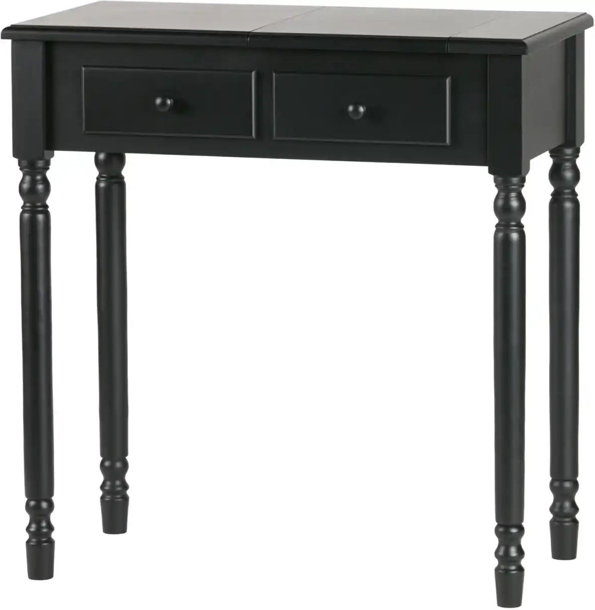 WOOOD Schminktisch ¦ schwarz ¦ Maße (cm): B: 75 H: 78 Tische > Schminktische - Höffner