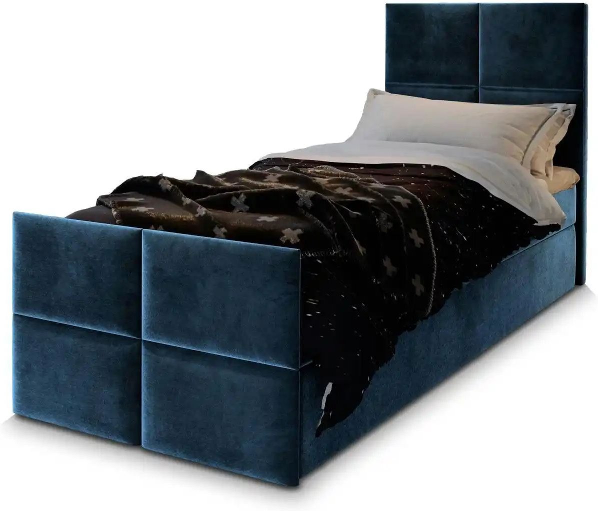 MASSENO Boxbett mit Bettkasten Ariel ¦ blau ¦ Maße (cm): B: 80 H: 98 Betten > Polsterbetten - Höffner