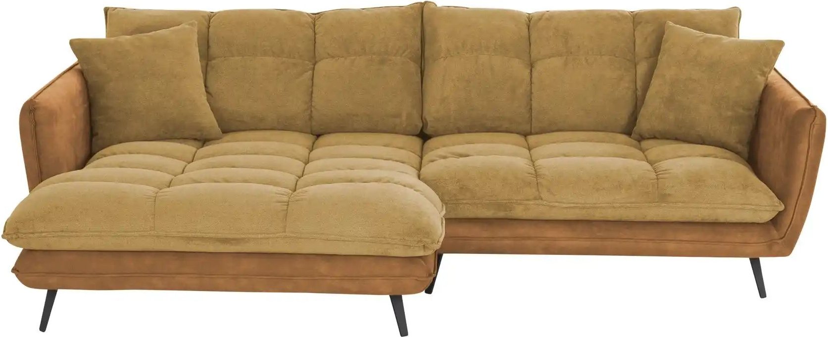 bobb Ecksofa Arianna XL ¦ gelb ¦ Maße (cm): B: 275 H: 90 T: 196.0 Polstermöbel > Sofas > Ecksofas - Höffner