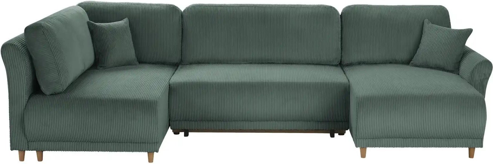 Thumbnail - Wohnlandschaft mit Funktion Malyn II ¦ grün ¦ Maße (cm): B: 316 H: 90 T: 160.0 Polstermöbel > Sofas > Wohnlandschaften ...