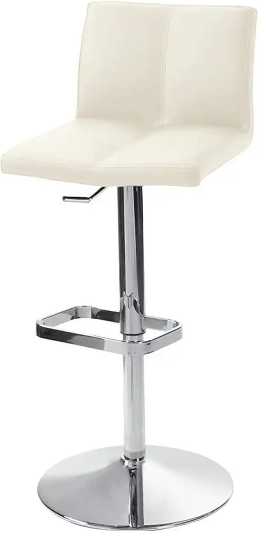 Barhocker Leder MyTina ¦ weiß ¦ Maße (cm): B: 44 T: 38.0 Polstermöbel > Hocker > Barhocker - Höffner