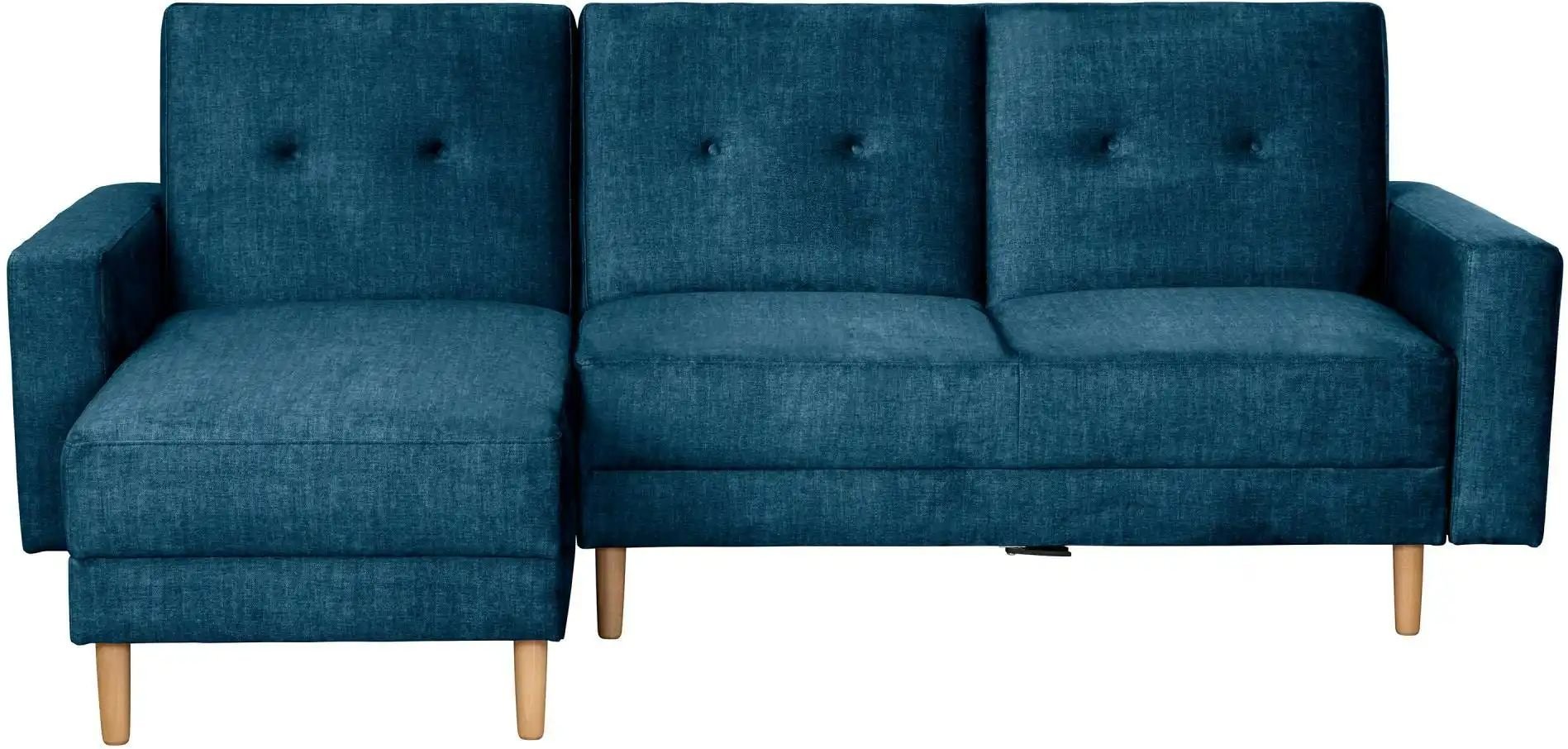 Thumbnail - Max Winzer Ecksofa mit Hocker Just Cool ¦ blau ¦ Maße (cm): B: 230 H: 92 Polstermöbel > Sofas > Ecksofas - Höffner