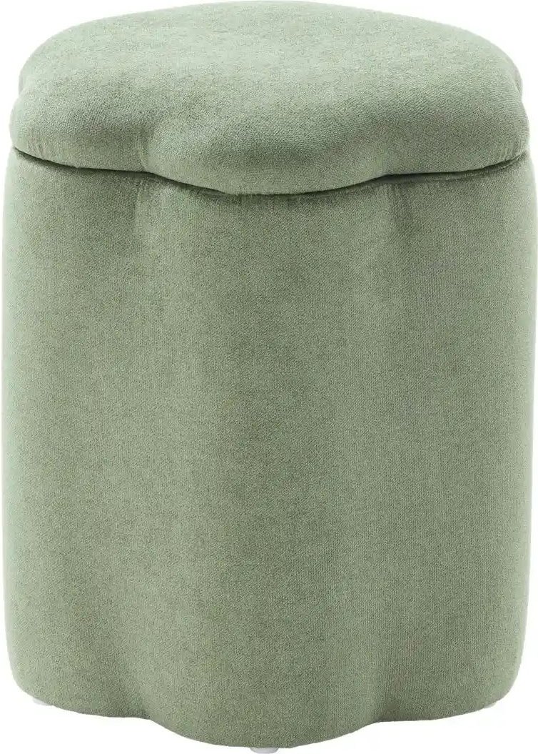 como Hocker Blume ¦ grün ¦ Maße (cm): B: 37,5 H: 41 T: 46.0 Polstermöbel > Hocker > Sitzpouf - Höffner