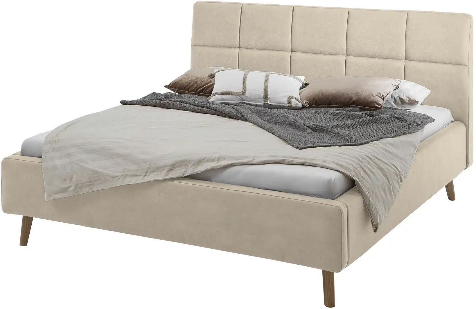 Polsterbettgestell Granada ¦ beige ¦ Maße (cm): B: 196 H: 114 Betten > Komfortbetten - Höffner