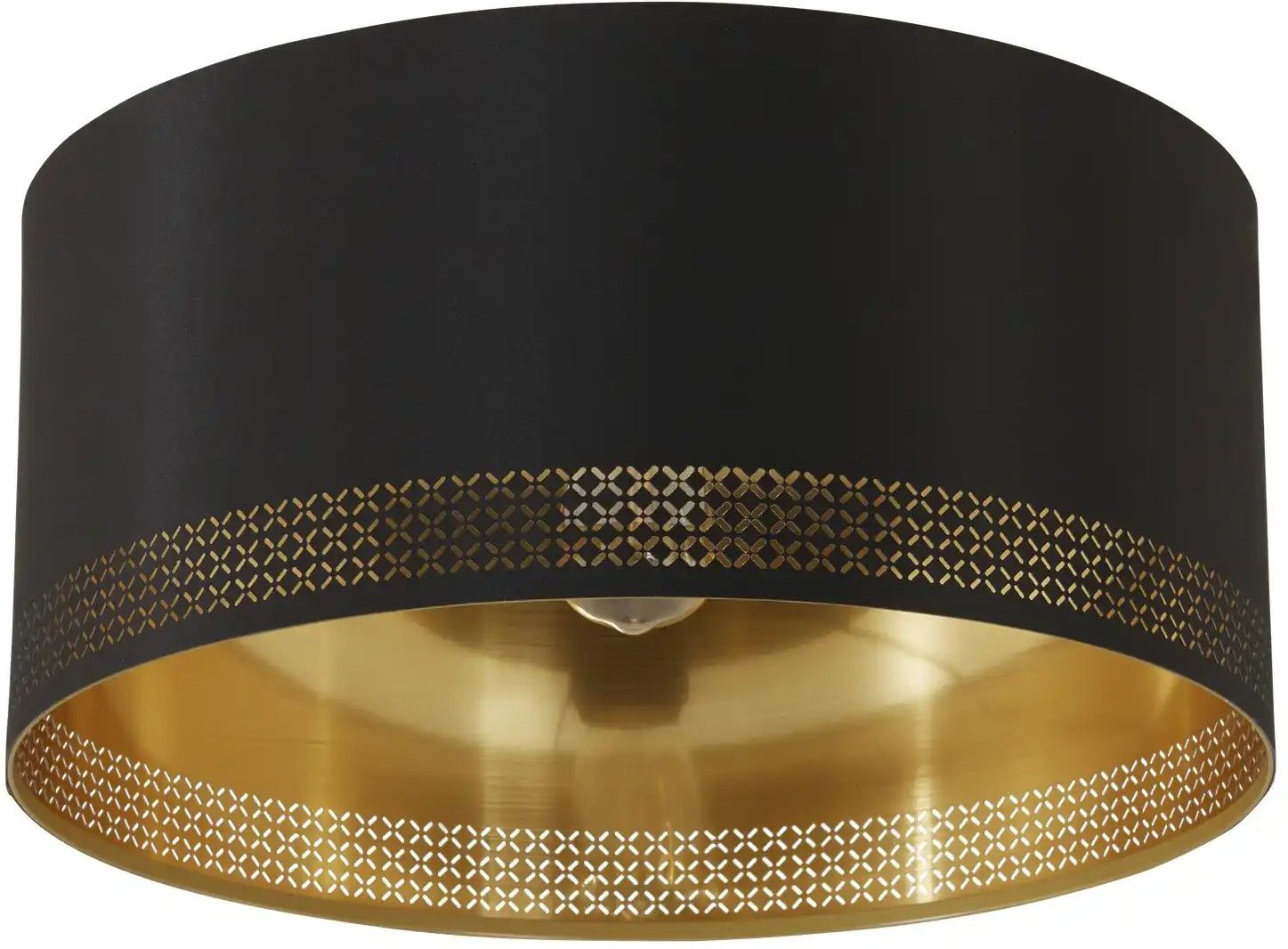 Deckenleuchte ¦ schwarz ¦ Maße (cm): H: 24 Ø: 47.5 Lampen & Leuchten > Deckenleuchten - Höffner
