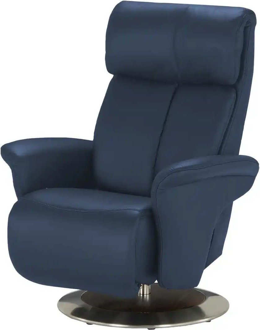 himolla Ledersessel 7227 ¦ blau ¦ Maße (cm): B: 82 H: 109 T: 90.0 Polstermöbel > Sessel > Fernsehsessel - Höffner