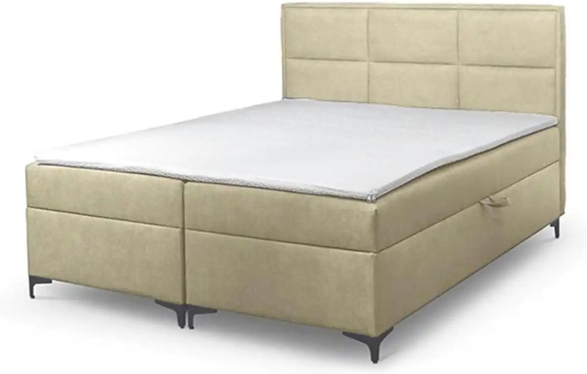 Boxbett mit Bettkasten Vaduz ¦ beige ¦ Maße (cm): B: 140 H: 110 Betten > Komfortbetten - Höffner