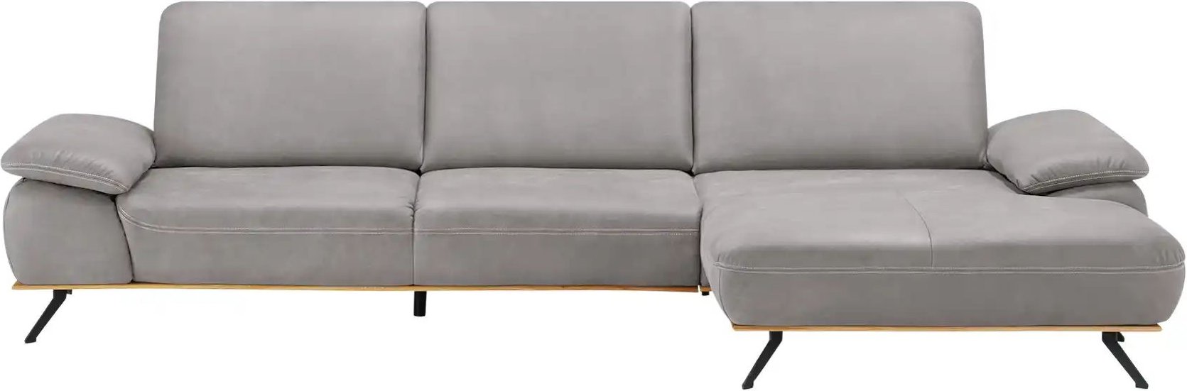 meinSofa Ecksofa Fiona ¦ grau ¦ Maße (cm): B: 322 H: 89 T: 187.0 Polstermöbel > Sofas > Ecksofas - Höffner