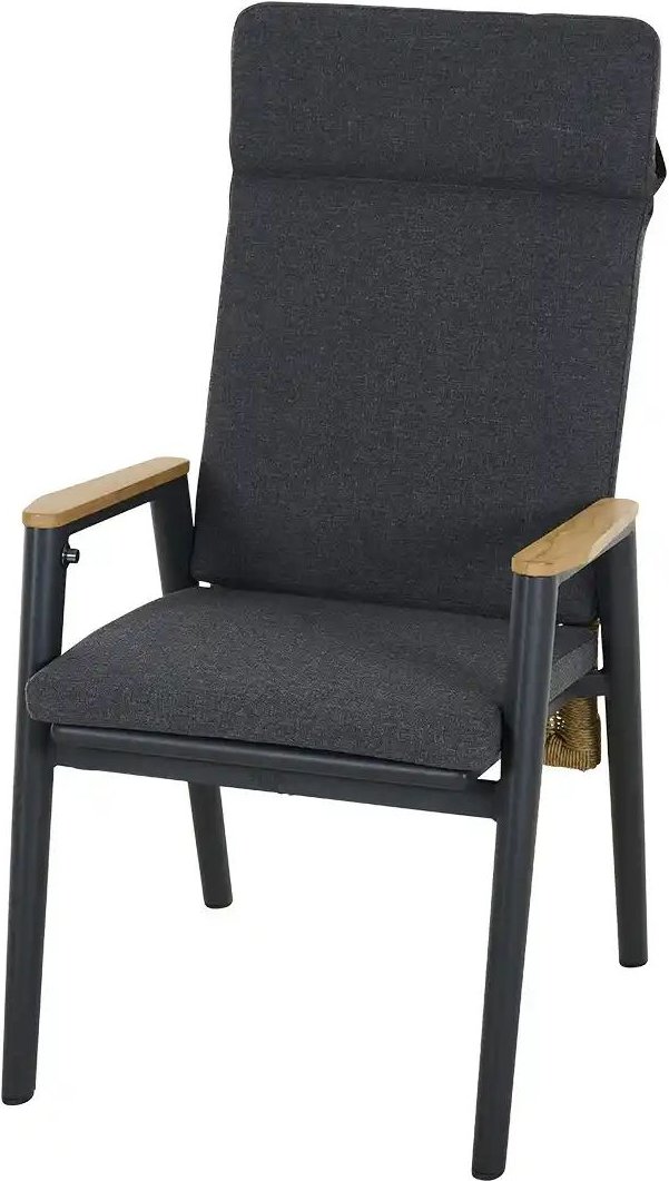 Siena Garden Dining-Sessel Roma ¦ grau ¦ Maße (cm): B: 60,5 H: 108 T: 83.0 Garten > Gartenmöbel > Gartensessel - Höffne...