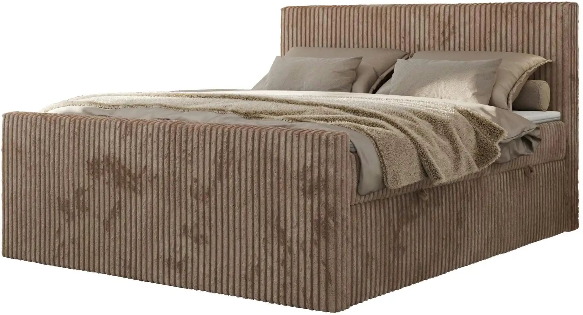 Boxbett mit Bettkasten Tiliano Duo ¦ braun ¦ Maße (cm): B: 184 H: 119 Betten > Komfortbetten - Höffner