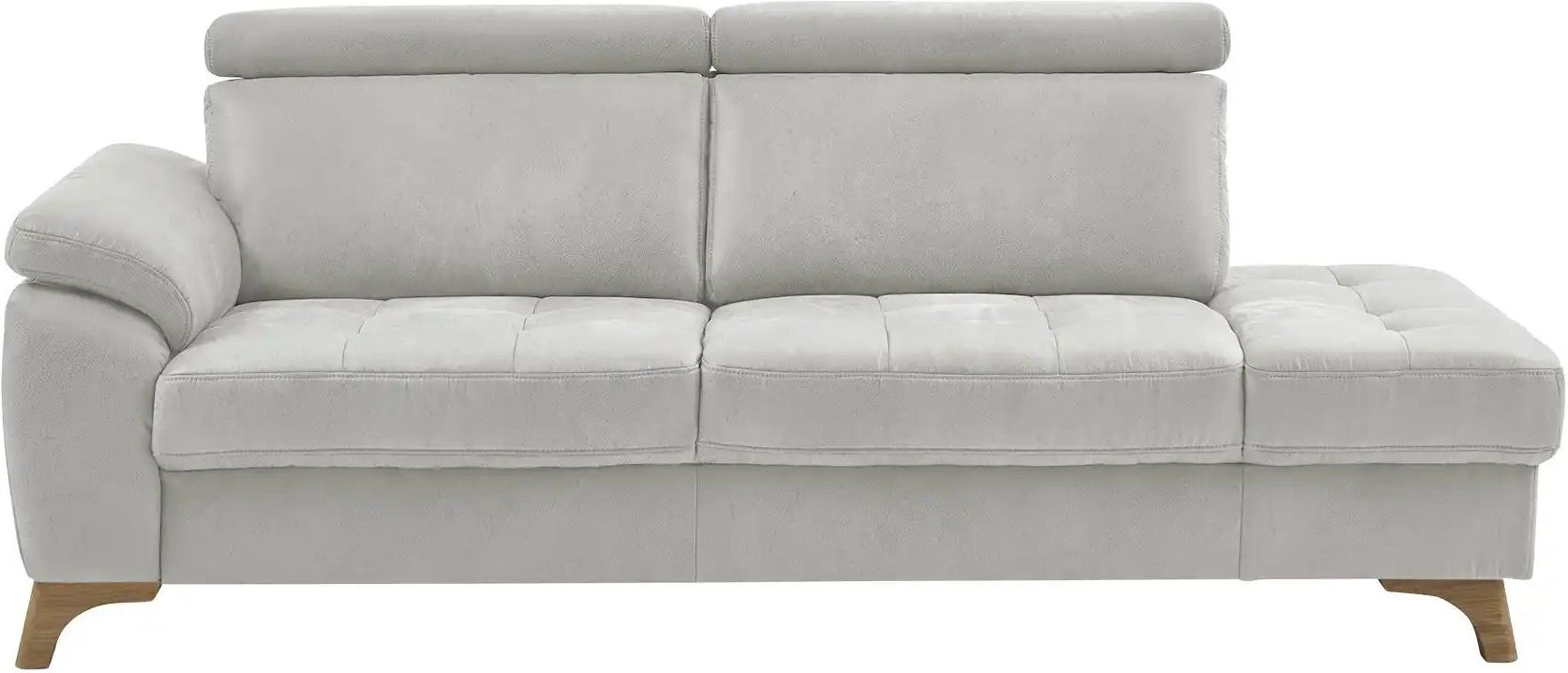 meinSofa Recamiére Chloris ¦ grau ¦ Maße (cm): B: 221 H: 107 T: 102.0 Polstermöbel > Ottomanen & Recamiere - Höffner